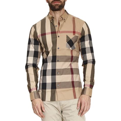 outfit camicia burberry uomo|Camicie firmate da uomo .